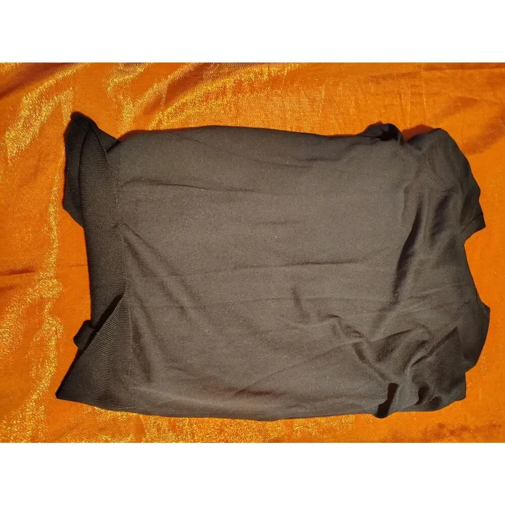 J Crew Cardigan Womens M Black V Neck Button Front Ribbed Hem Sweater - Picture 3 of 3